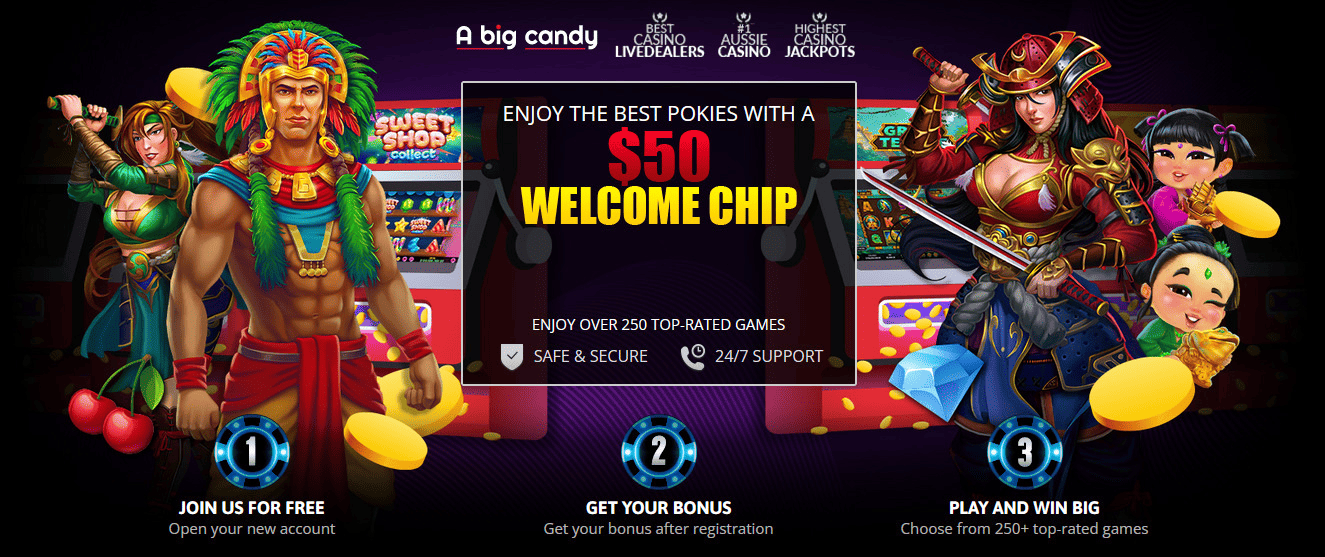 Bonus 100% up to AU$1,500 and 50 Free Spins